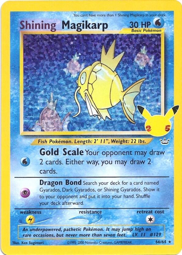 2021 Pokemon Celebrations: Classic Collection 66/64 Shining Magikarp 