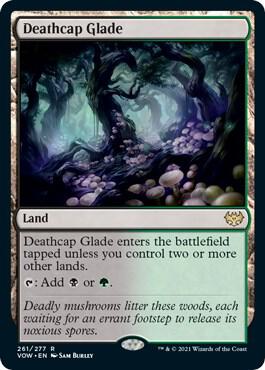 MTG Innistrad: Crimson Vow 261 Deathcap Glade R NM Foil