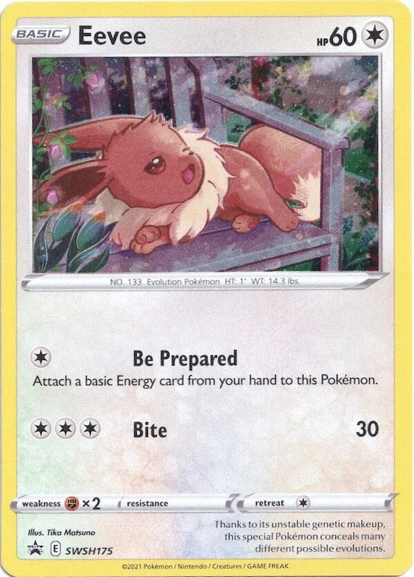2019 Pokemon SWSH: Sword & Shield Promo Cards SWSH175 Eevee - Promo