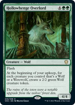 MTG Commander: Innistrad: Crimson Vow 36 Hollowhenge Overlord R NM