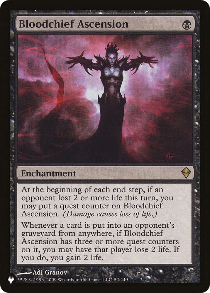 MTG The List Reprints 82/249 Bloodchief Ascension R NM
