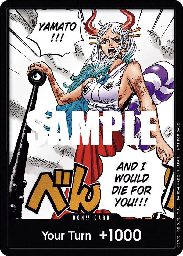 DON!! (Yamato 1st Anniversary DON Card Pack)  (One Piece Promotion Cards) 