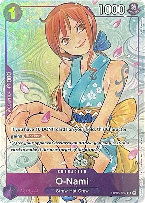 O-Nami (Illustration Box Vol.1) OP05-062 (One Piece Promotion Cards)  - Foil