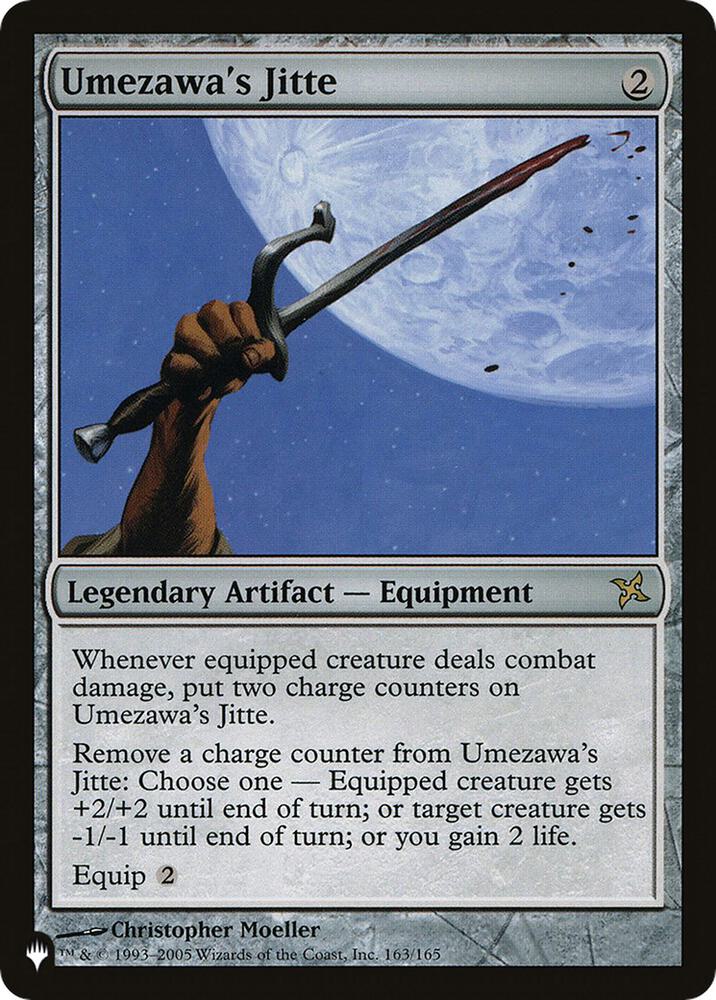 MTG The List Reprints 163/165 Umezawa's Jitte R NM