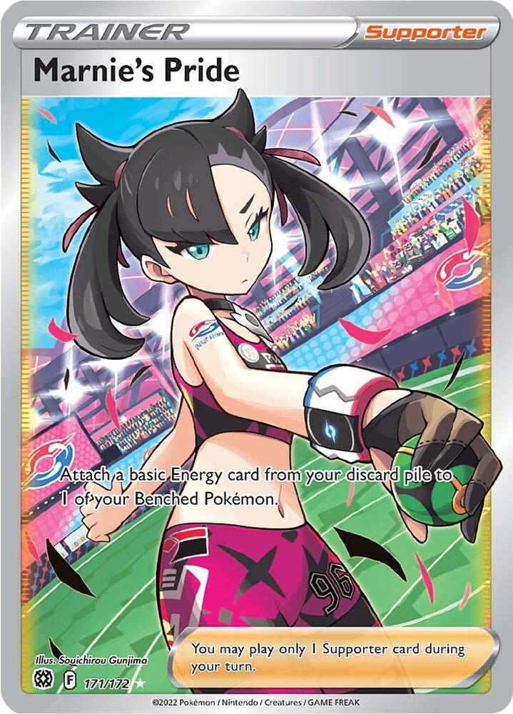 2022 Pokemon SWSH09: Brilliant Stars 171/172 Marnie's Pride (Full Art) Ultra Rare
