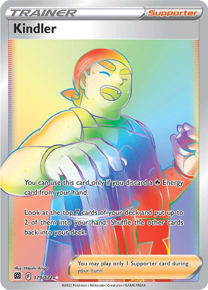 2022 Pokemon SWSH09: Brilliant Stars 179/172 Kindler (Secret) Secret Rare