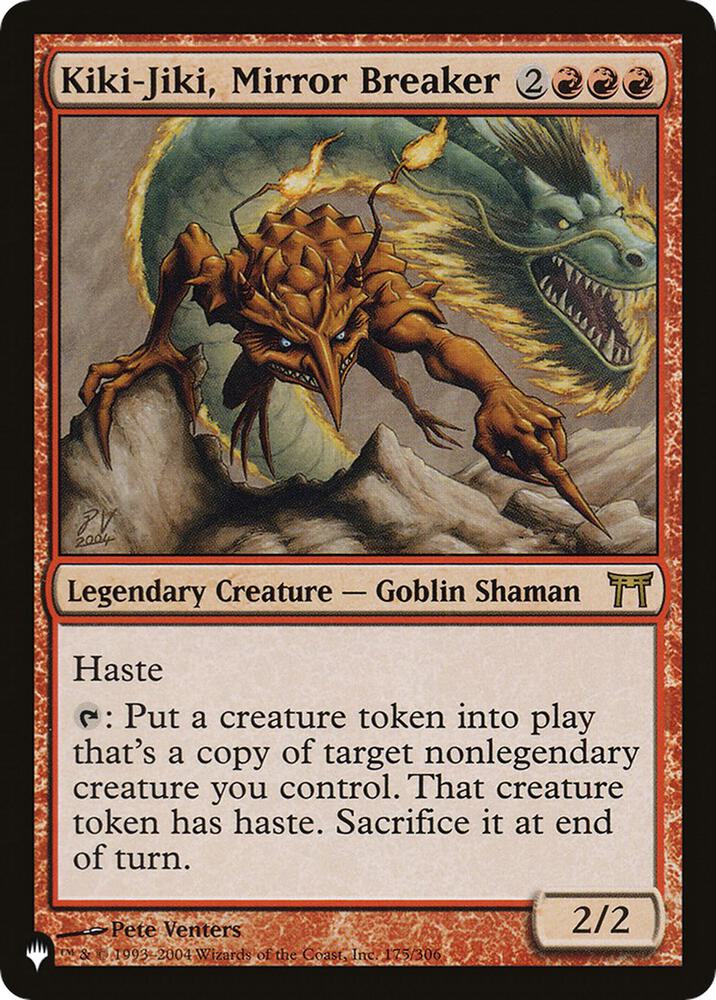 MTG The List Reprints 175/306 Kiki-Jiki, Mirror Breaker (CHK) R NM