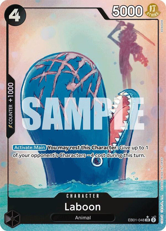 Laboon EB01-048 (Extra Booster: Memorial Collection)  - Alternate Art Foil