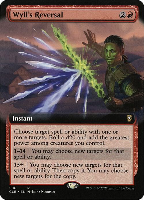 Wylls Reversal Extended Art 586 (Commander Legends: Battle for Baldur's Gate) 