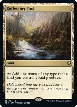 MTG Commander Legends: Battle for Baldur's Gate 358 Reflecting Pool R NM