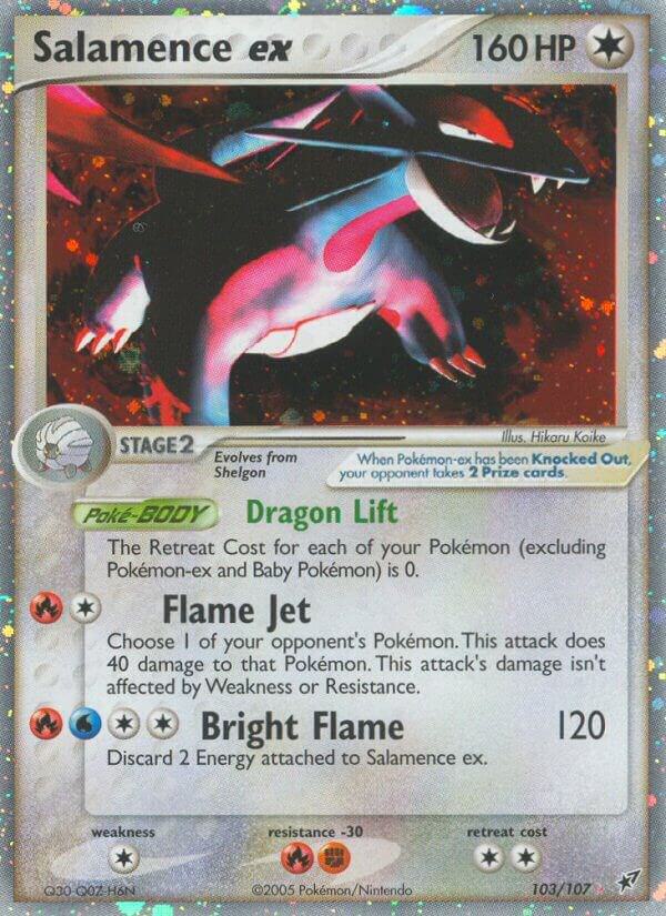 Salamence ex 103/107 (Deoxys)  - Holofoil