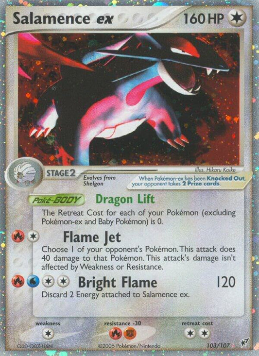 Salamence ex 103/107 (Deoxys)  - Holofoil