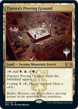 MTG Promo Pack: Streets of New Capenna 261 Ziatora's Proving Ground R NM