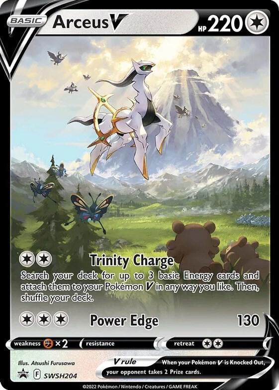 2019 Pokemon SWSH: Sword & Shield Promo Cards SWSH204 Arceus V - Promo