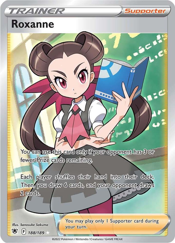2022 Pokemon SWSH10: Astral Radiance 188/189 Roxanne (Full Art) Ultra Rare