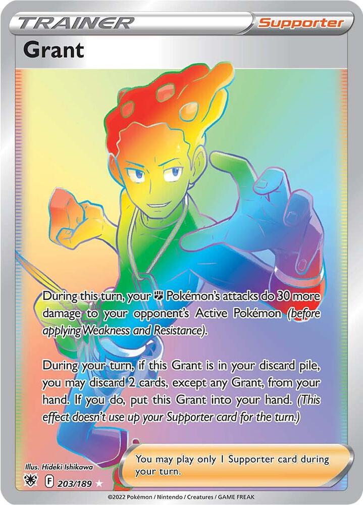 2022 Pokemon SWSH10: Astral Radiance 203/189 Grant (Secret) Secret Rare