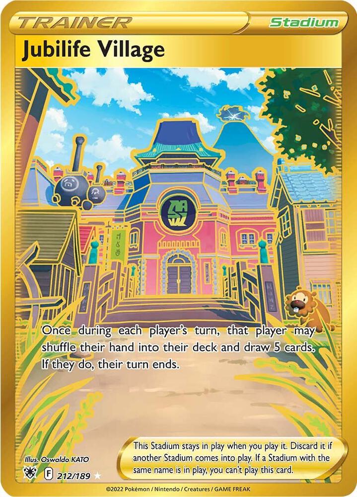 2022 Pokemon SWSH10: Astral Radiance 212/189 Jubilife Village (Secret) Secret Rare