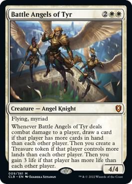 MTG Commander Legends: Battle for Baldur's Gate 9 Battle Angels of Tyr M NM Foil