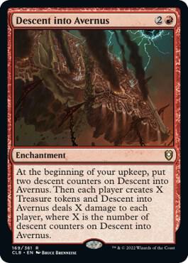 MTG Commander Legends: Battle for Baldur's Gate 169 Descent into Avernus NM Foil