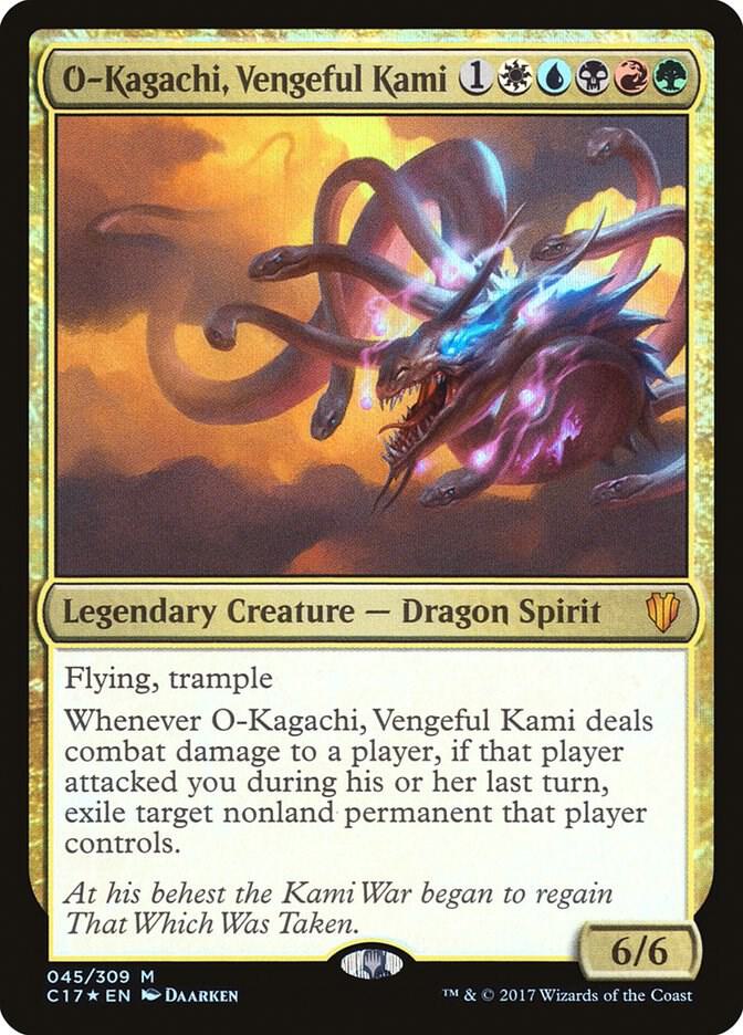 O-Kagachi, Vengeful Kami 45/309 (Commander 2017)  - Foil