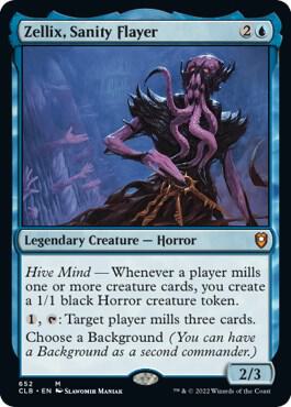 MTG Commander Legends:  Baldur's Gate 652 Zellix, Sanity Flayer M NM Foil