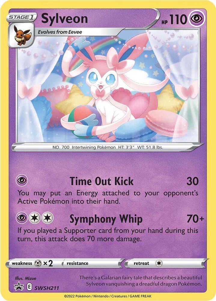 2019 Pokemon SWSH: Sword & Shield Promo Cards SWSH211 Sylveon - 1 Promo
