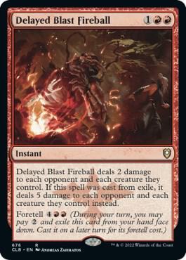 MTG Commander Legends: Battle for Baldur's Gate 676 Delayed Blast Fireball R NM