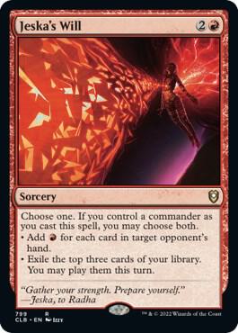MTG Commander Legends: Battle for Baldur's Gate 799 Jeska's Will R NM