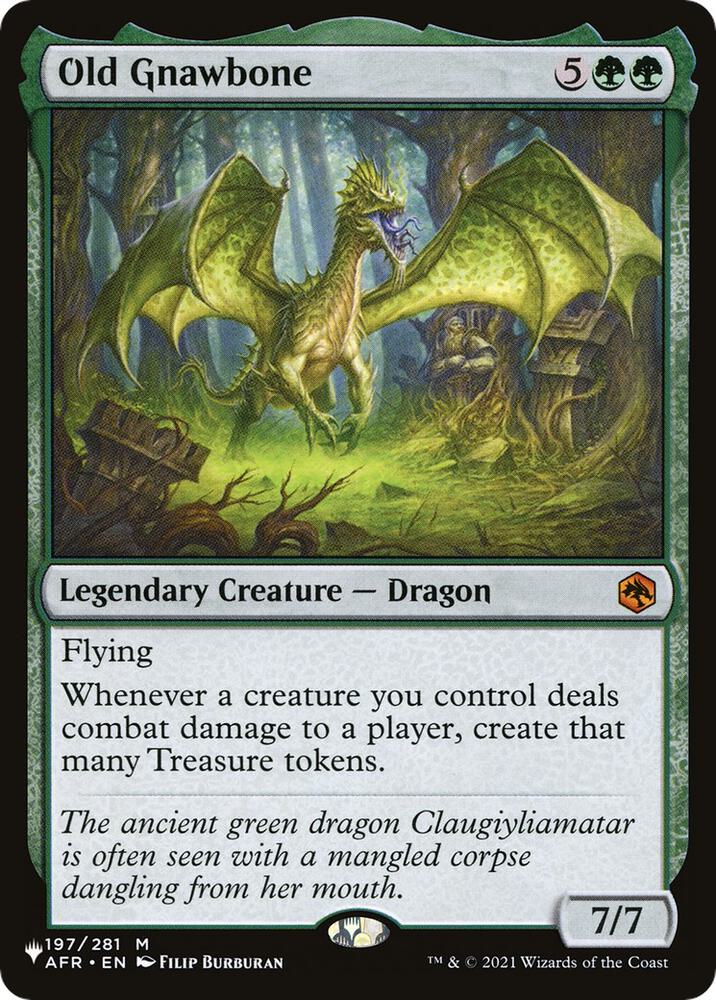 MTG The List Reprints 197/281 Old Gnawbone M NM