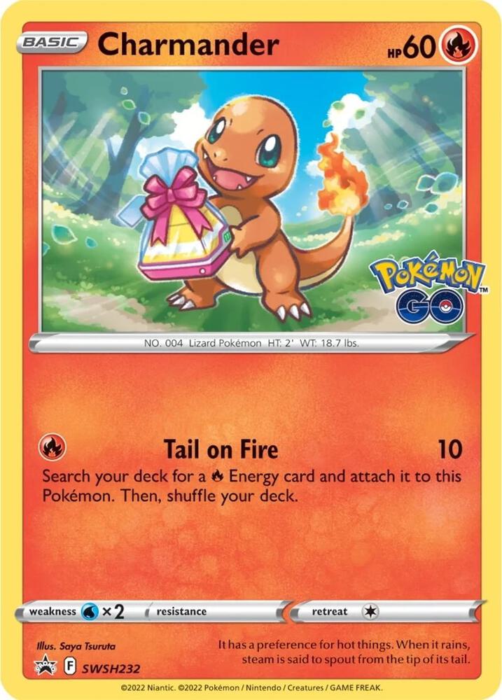 2019 Pokemon SWSH: Sword & Shield Promo Cards SWSH232 Charmander - Promo