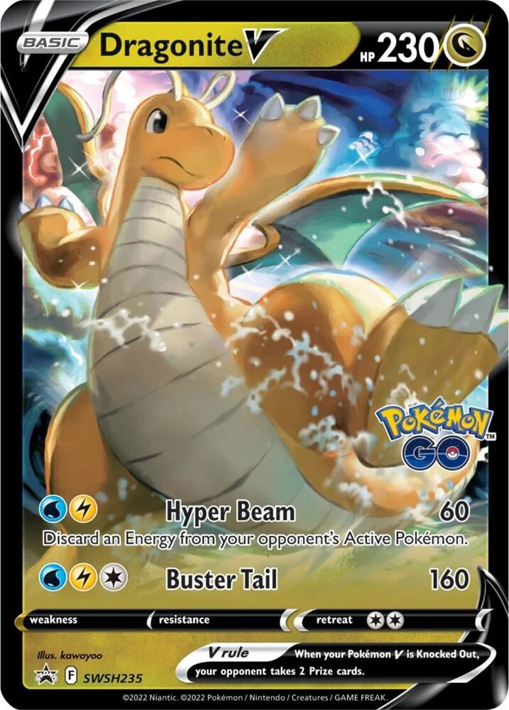 2019 Pokemon SWSH: Sword & Shield Promo Cards SWSH235 Dragonite V - Promo