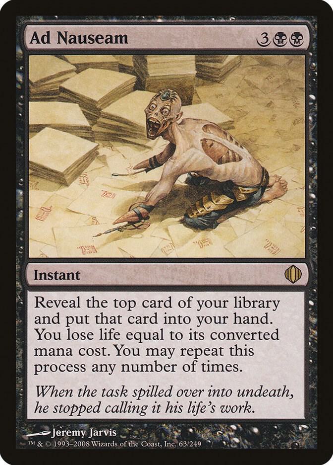MTG Shards of Alara 63 Ad Nauseam R NM