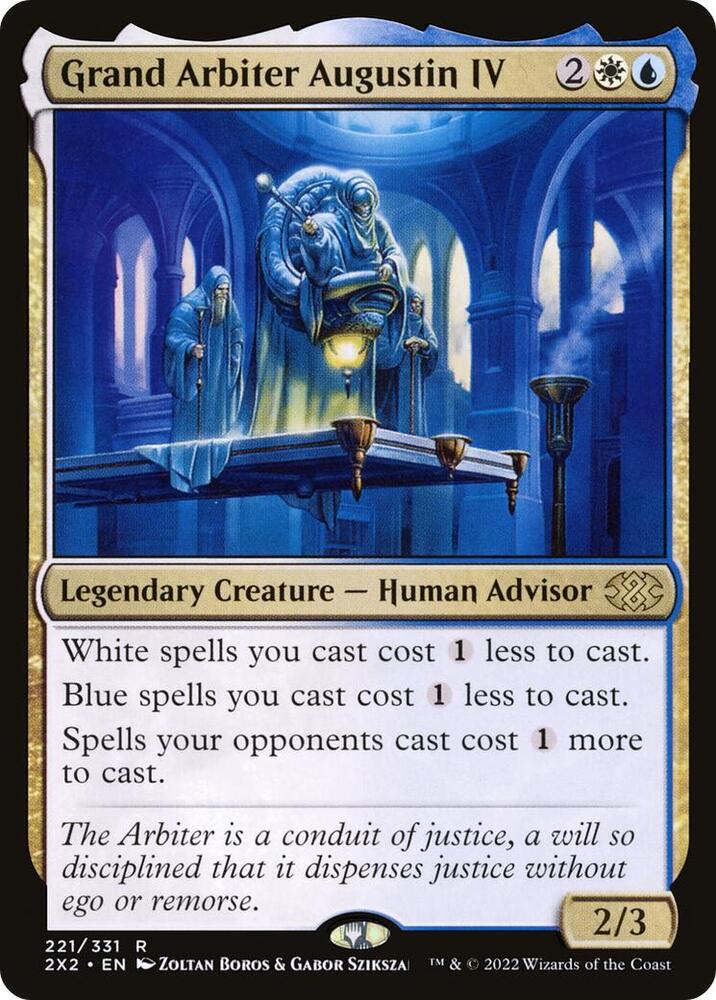 MTG Double Masters 2022 221 Grand Arbiter Augustin IV R NM