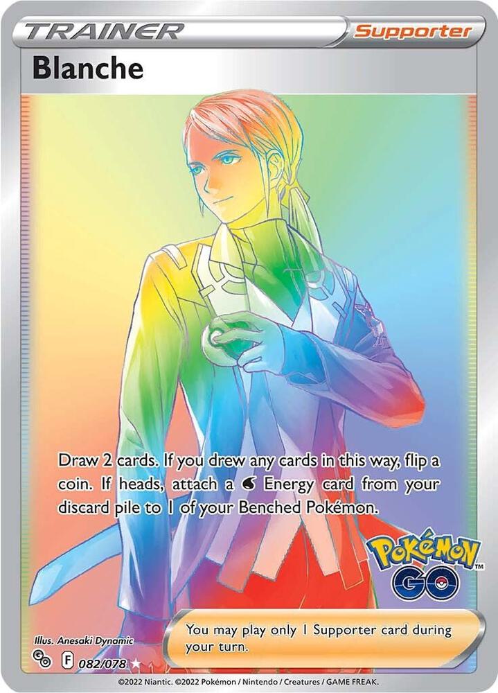 2022 Pokemon Pokemon GO 082/078 Blanche (Secret) Secret Rare