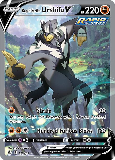 Rapid Strike Urshifu V 153/163 (SWSH05: Battle Styles)  - Holofoil