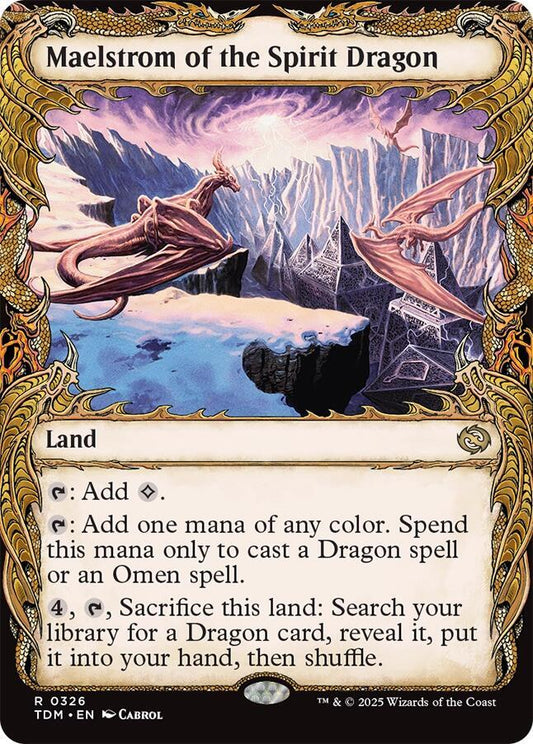 Maelstrom of the Spirit Dragon 326/291 (Tarkir: Dragonstorm)  - Showcase Foil