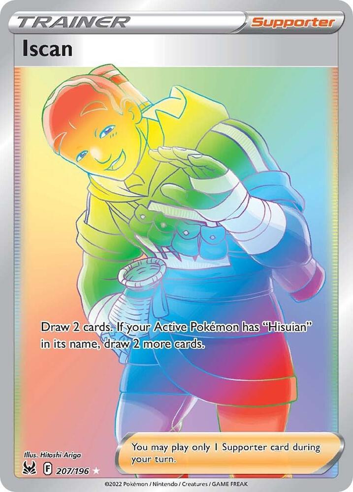 2022 Pokemon SWSH11: Lost Origin 207/196 Iscan (Secret) Secret Rare