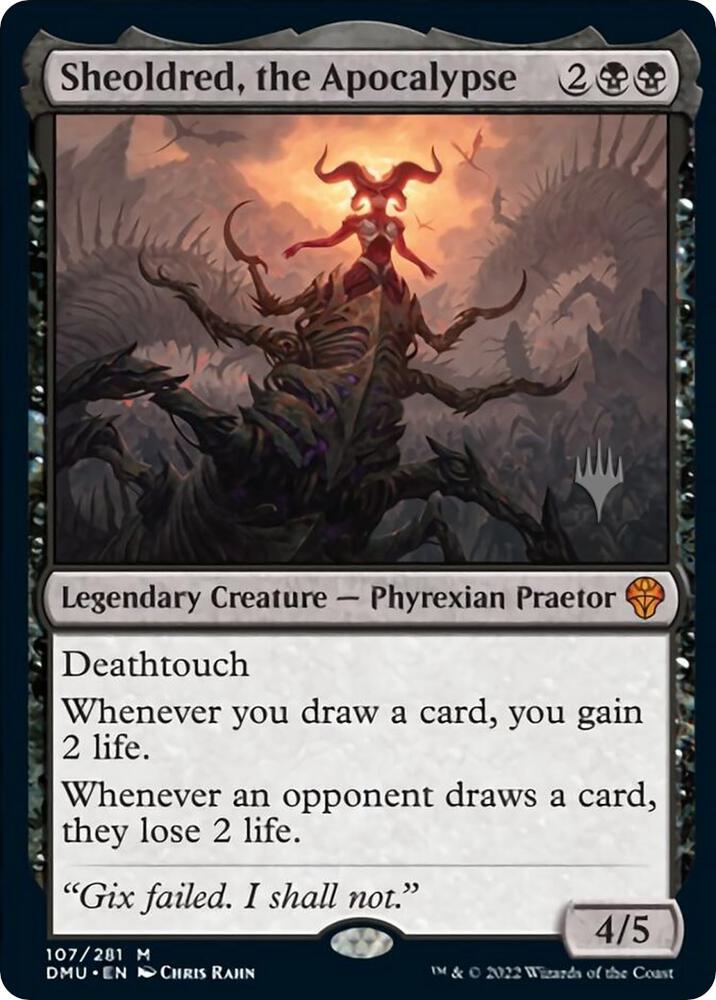 MTG Promo Pack: Dominaria United 107 Sheoldred, the Apocalypse M NM