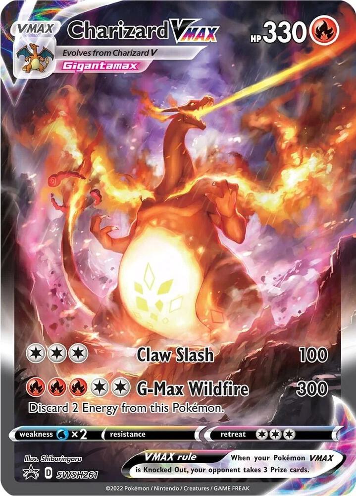 2019 Pokemon SWSH: Sword & Shield Promo Cards SWSH261 Charizard VMAX - Promo