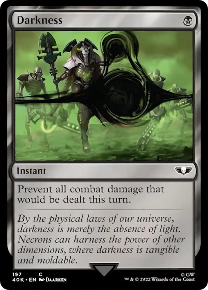 MTG Universes Beyond: Warhammer 40,000 197 Darkness C NM