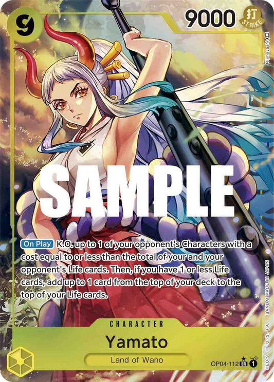 Yamato OP04-112 (Kingdoms of Intrigue)  - Alternate Art Foil