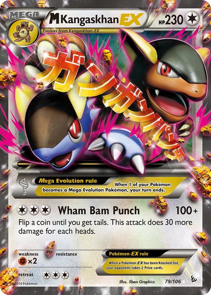 M Kangaskhan EX 79/106 (XY - Flashfire)  - Holofoil