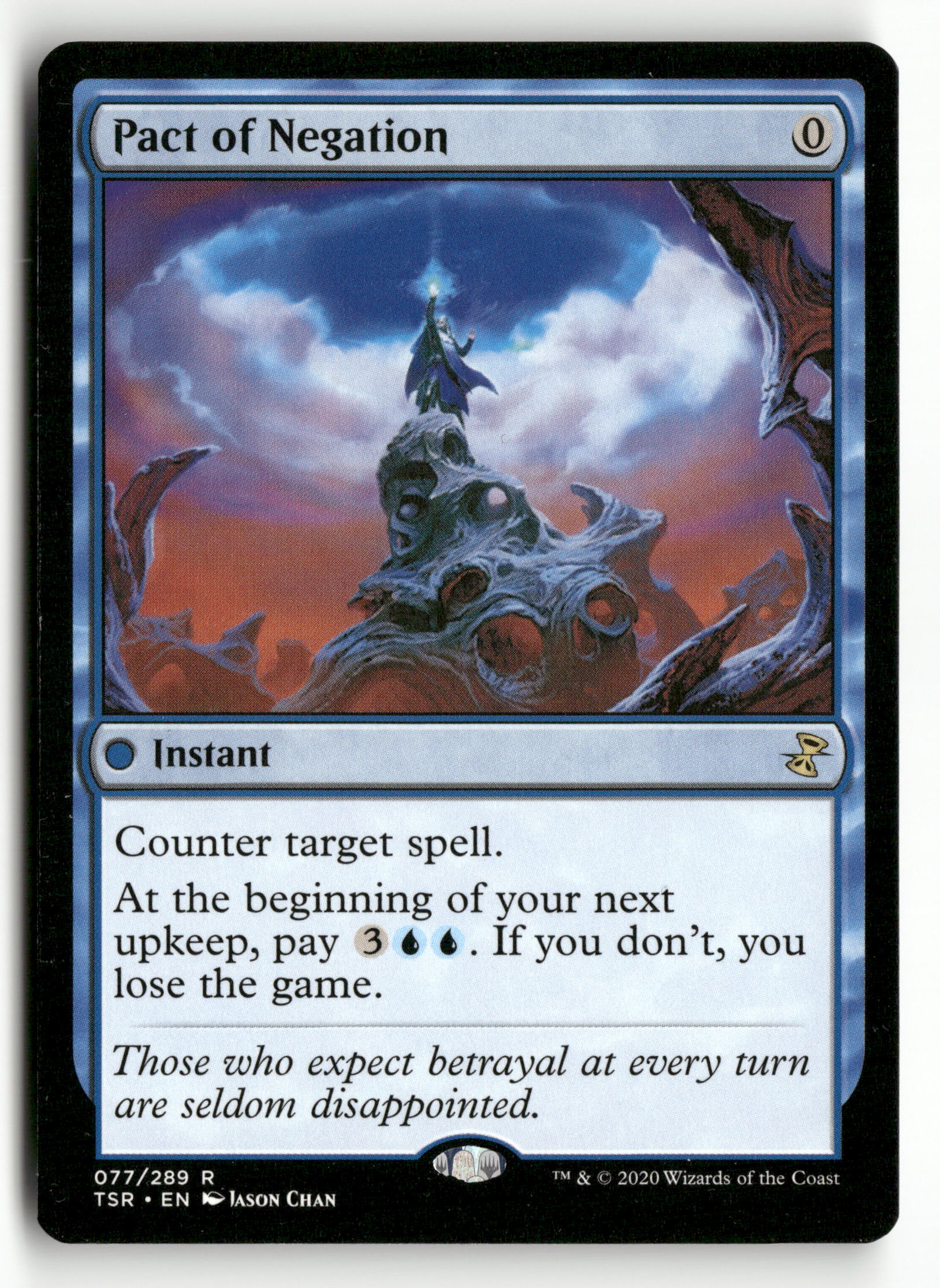MTG Time Spiral: Remastered 77 Pact of Negation R NM