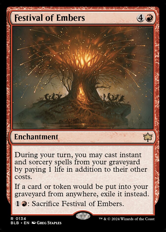 Festival of Embers 134 (Bloomburrow) 