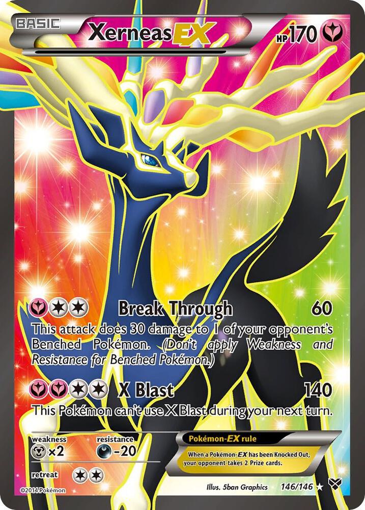 Xerneas EX 146/146 (XY Base Set)  - Holofoil