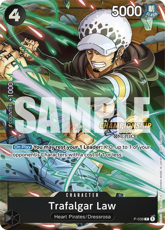 Trafalgar Law (2024 Event Pack) P-038 (One Piece Promotion Cards)  - Foil