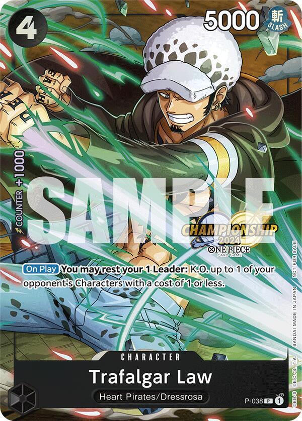 Trafalgar Law (2024 Event Pack) P-038 (One Piece Promotion Cards)  - Foil