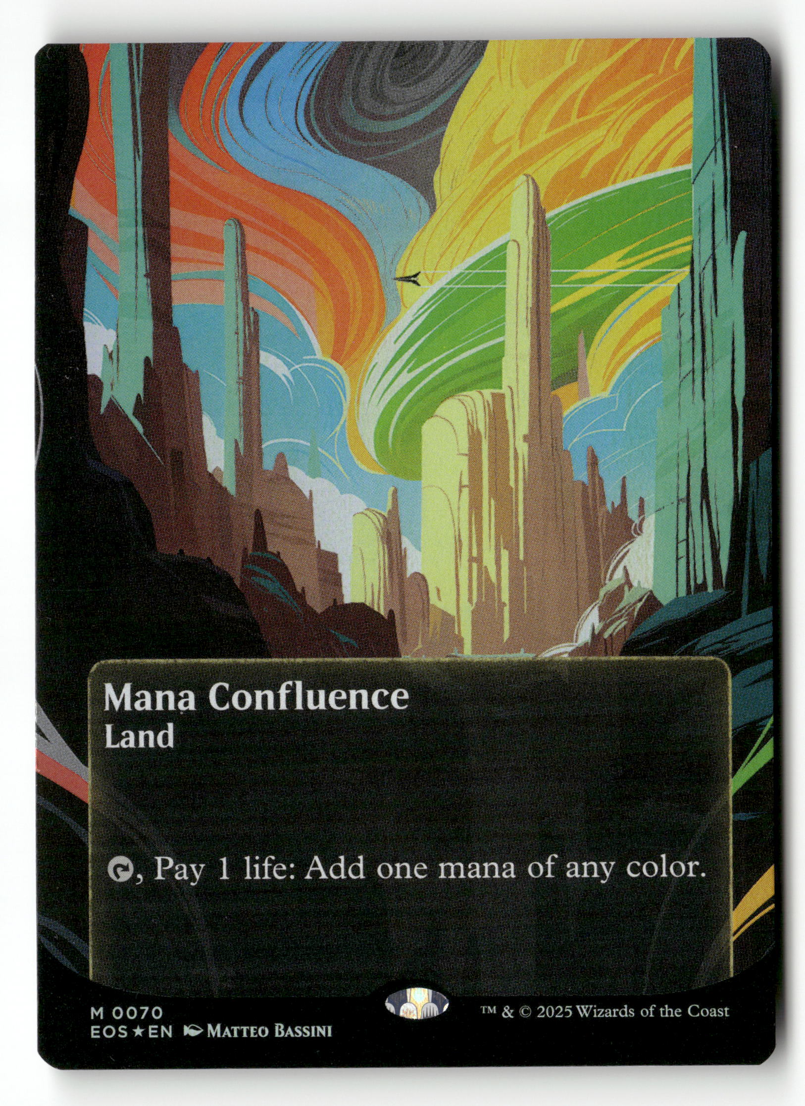 MTG Edge of Eternities: Stellar Sights 70 Mana Confluence (Borderless) Foil