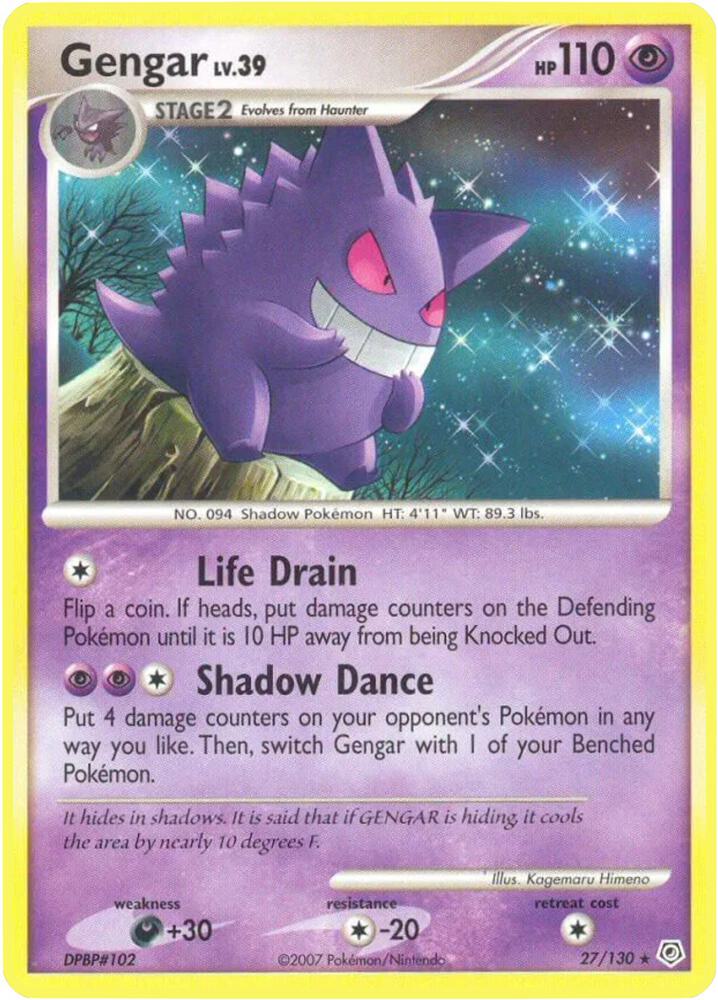 Gengar 27/130 (Diamond and Pearl) 