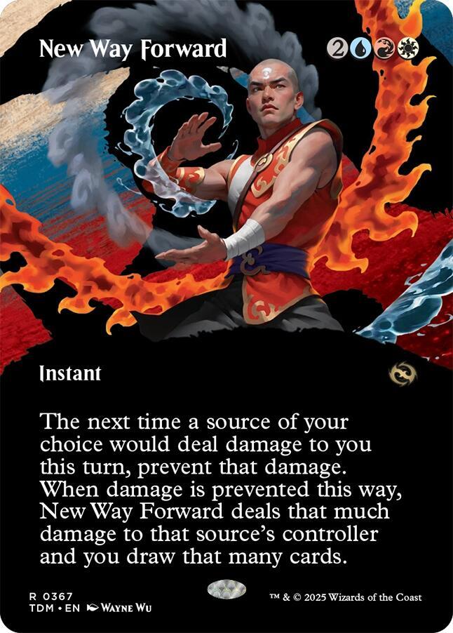New Way Forward 367 (Tarkir: Dragonstorm)  - Borderless